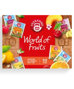Teekanne – Red box -World of Fruit Herbal Natural Tea válogatás (fruit tea selection) 66,25 g Box Gift